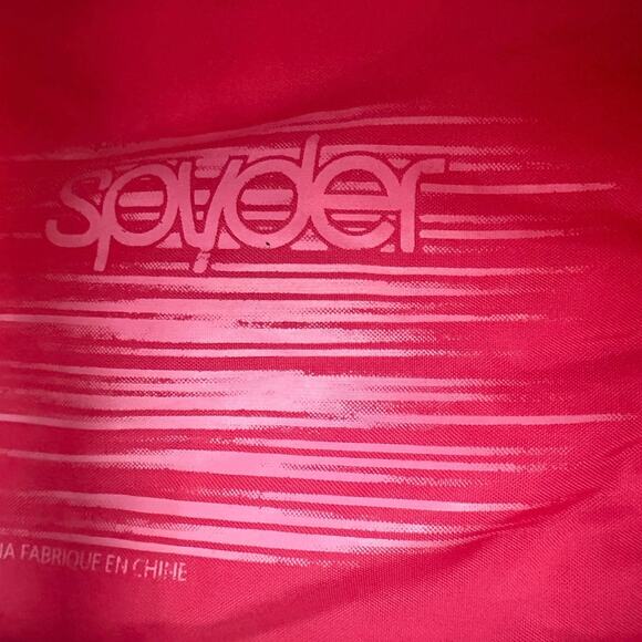 Spider HOT PINK coat jacket winter wear Sz 7Y great condition sleeves grow studs - Picture 7 of 12